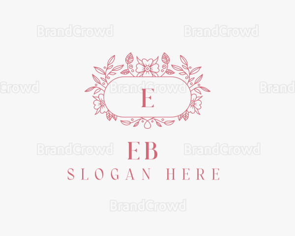 Floral Wedding Event Logo