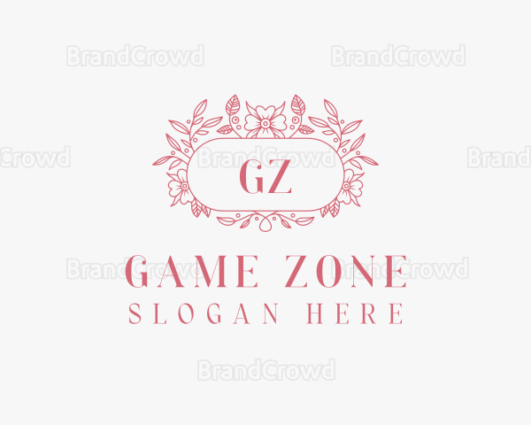 Floral Wedding Event Logo