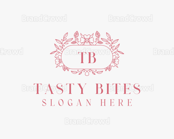 Floral Wedding Event Logo