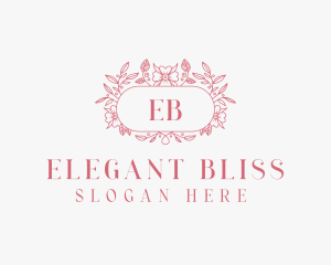 Floral Wedding Event  logo design