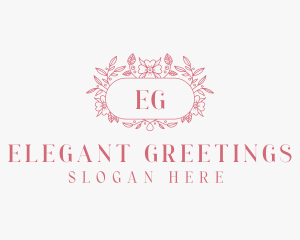 Floral Wedding Event  logo design