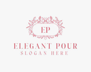 Floral Wedding Event  logo design