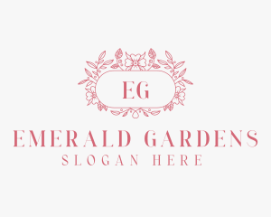 Floral Wedding Event  logo design