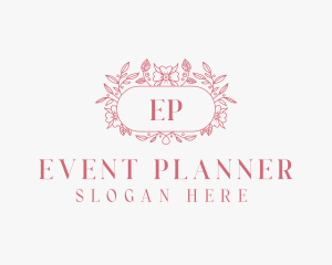Stylish - Floral Wedding Event logo design