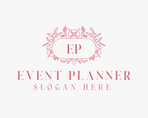 Floral Wedding Event  logo design