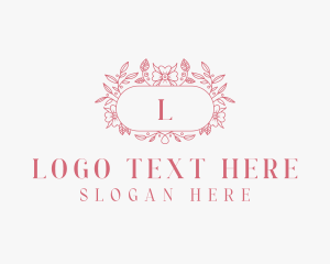 Stylish - Floral Wedding Event logo design