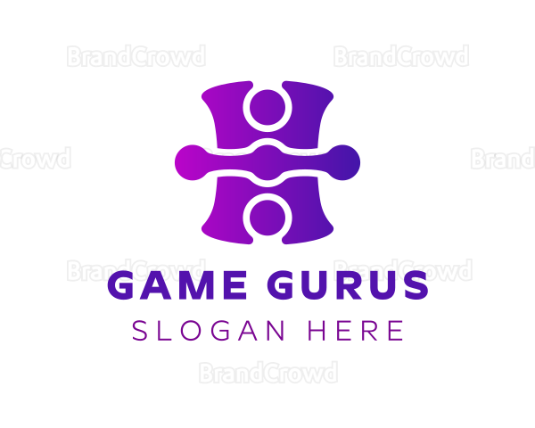 Purple Tech Puzzle Logo