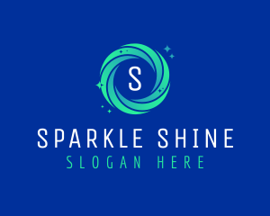 Twinkle - Swirl Cleaning Sparkle logo design