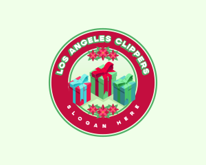 Festive Christmas Gift Logo