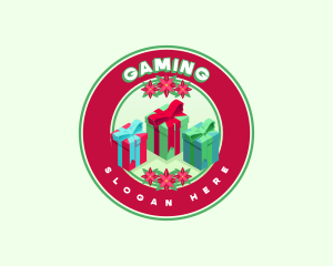 Gift - Festive Christmas Gift logo design