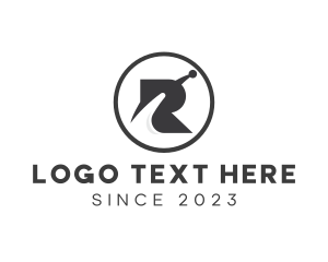 High Tech - Space Tech R logo design