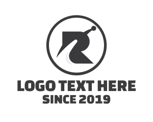 High Tech - Space Tech R logo design