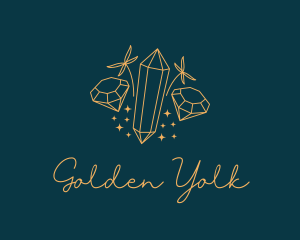 Golden Jewel Boutique logo design