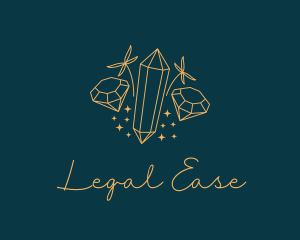 Crystal - Golden Jewel Boutique logo design