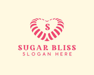 Sweets - Heart Sweet Candy logo design