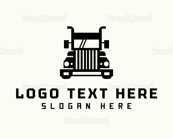 Truck Haulage Transport Logo