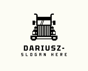 Truck Haulage Transport Logo