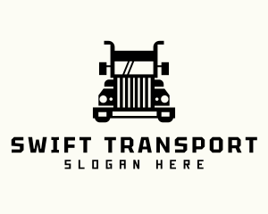 Truck Haulage Transport logo design