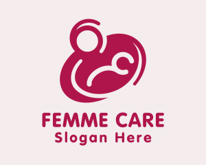 Gynecology - Mother & Newborn Breastfeeding logo design