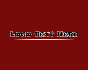 Font - Generic Oriental Asian logo design