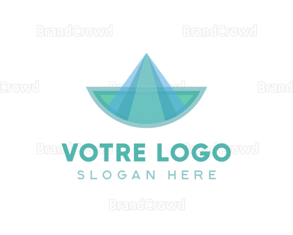 Origami Sail Boat Logo
