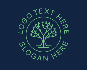 Gardening - Green Tree Agriculture logo design