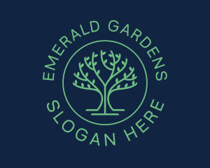 Green Tree Agriculture logo design