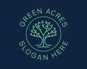 Green Tree Agriculture logo design