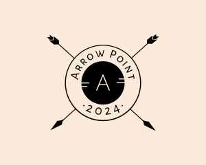 Archer - Minimalist Bohemian Arrow logo design