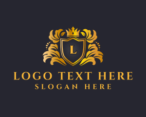 Luxury - Crest Crown Insignia logo design