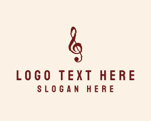 Playlist - Music Note App logo design