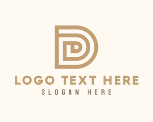 Professional Modern Letter D logo design