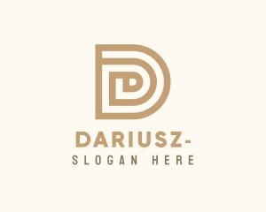 Professional Modern Letter D logo design