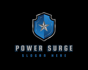 Force - Security Star Badge logo design