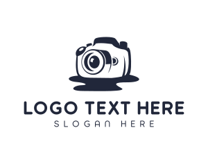 Dslr - Photographer Studio Camera logo design