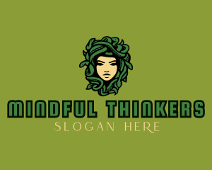 Philosophy - Greek Mythology Medusa logo design