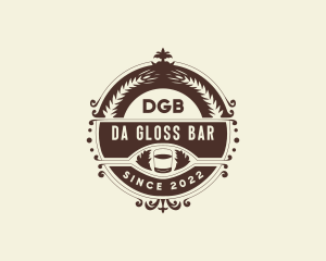 Vintage Whiskey Bar logo design