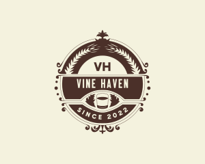 Vintage Whiskey Bar logo design