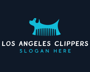 Animal Shelter - Dog Pet Comb Grooming logo design