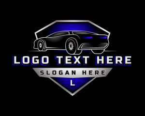 Race Car Vehicle Logo