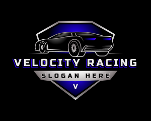 Race Car Vehicle logo design