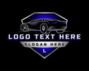 Transport - Race Car Vehicle logo design