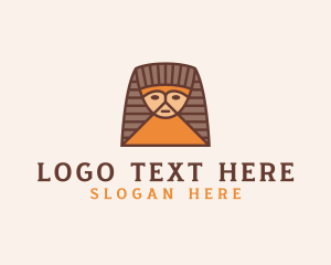 Egypt - Egyptian Mummy Pharaoh logo design