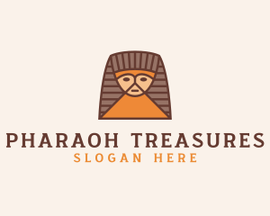 Egyptian Mummy Pharaoh logo design