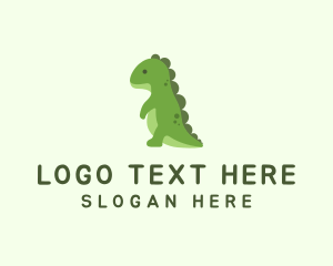 Toy Store - Dino Plush Toy logo design