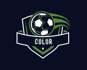 Athlete - Ball Soccer Sports logo design