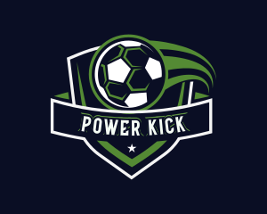 Kick - Ball Soccer Sports logo design