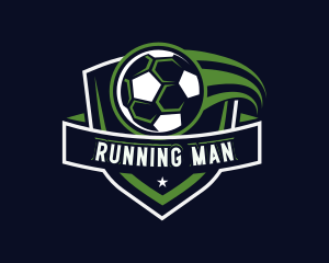 Kicker - Ball Soccer Sports logo design