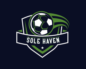 Varsity - Ball Soccer Sports logo design