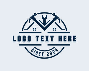 Remodeling - Construction Carpentry Repair logo design